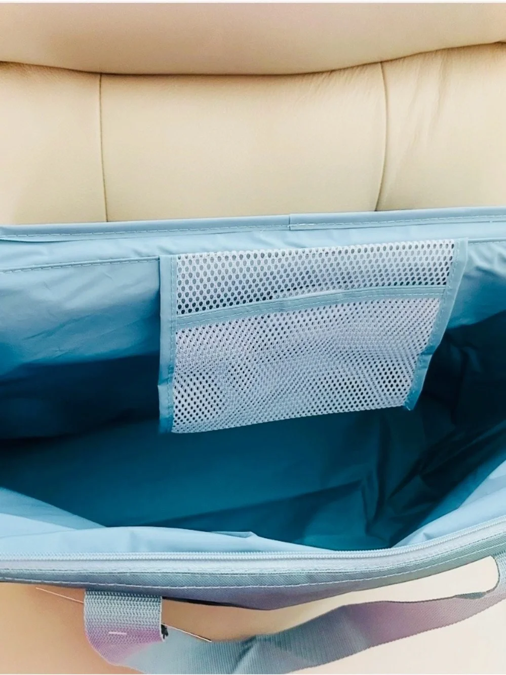 Trader Joe's Teal Illustrated Market Tote